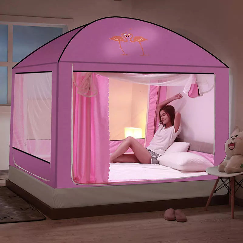 Protective Collapsible Insect Net Bed Canopy