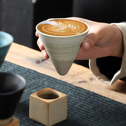 Vintage Style Asian Coffee Cup Set