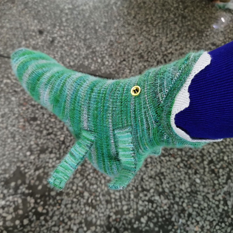Fun Animal Print Knitted Socks - Luxicro