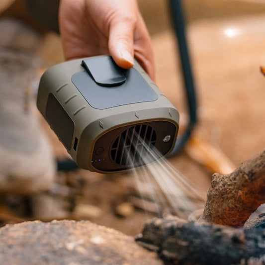 Compact Travel USB Neck Fan Charger - Luxicro