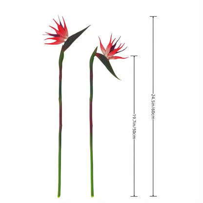 Artificial Bird of Paradise Flower Arrangement 3 Piece Set