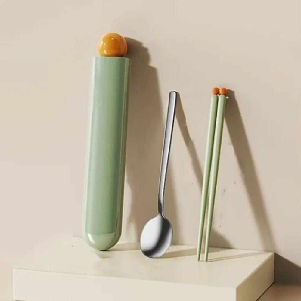 Compact Travel Chopstick Utensil Set - Luxicro