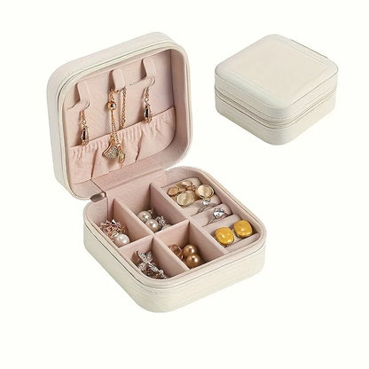 Compact Travel Jewelry Storage Case
