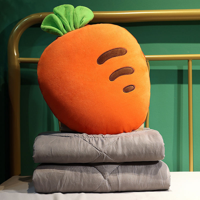 Soft Fleece Travel Folding Blanket Pillow