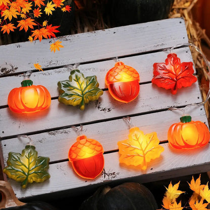 Cozy Fall LED Fairy String Lights Warm Glow