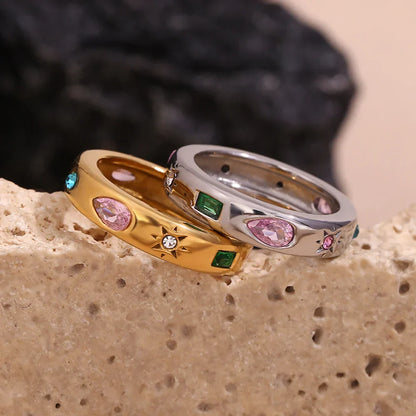 Premium Gold Diamond Statement Ring