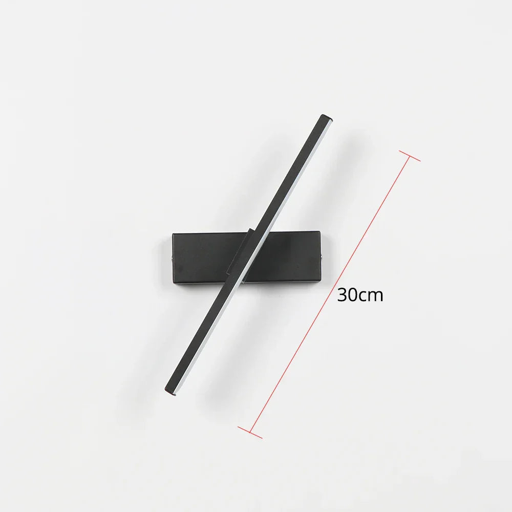 Slim Adjustable LED Wall Lamp with 330° Rotation
