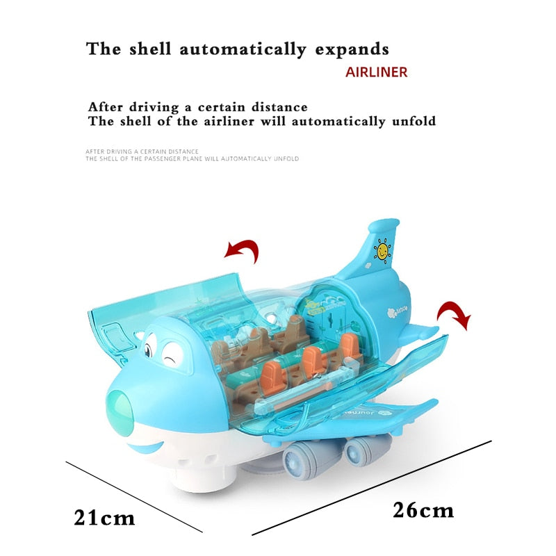 Colorful Children's Play Airplane Toy