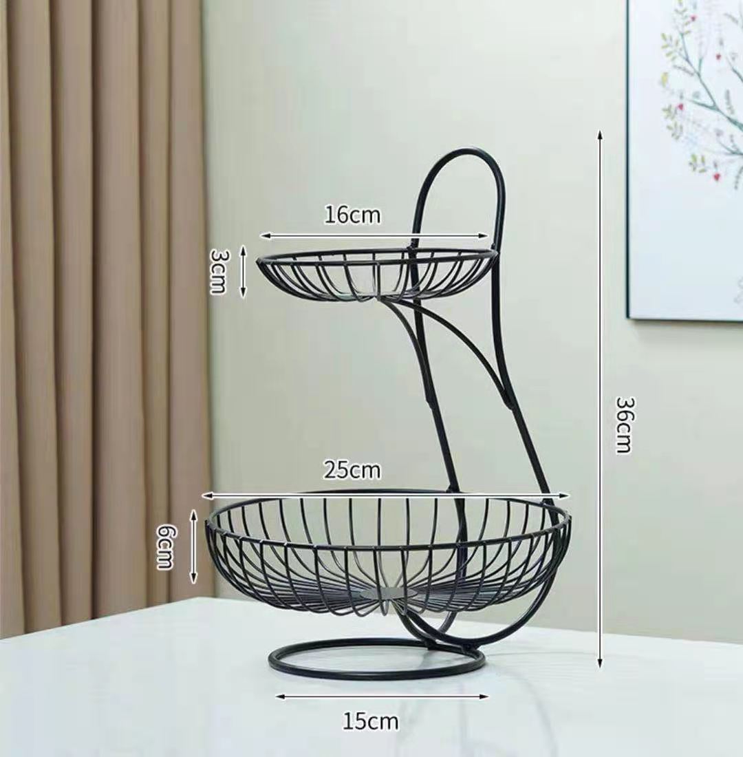 Stackable Kitchen Food Organizer Basket