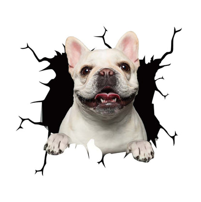 Fun 3D Puppy Car Sticker Scratch Cover