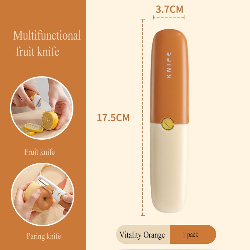 Compact 3 in 1 Pocket Peeler Knife - Luxicro