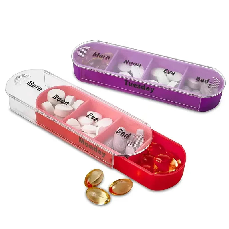 Daily Medication Box 7 Day Pill Container