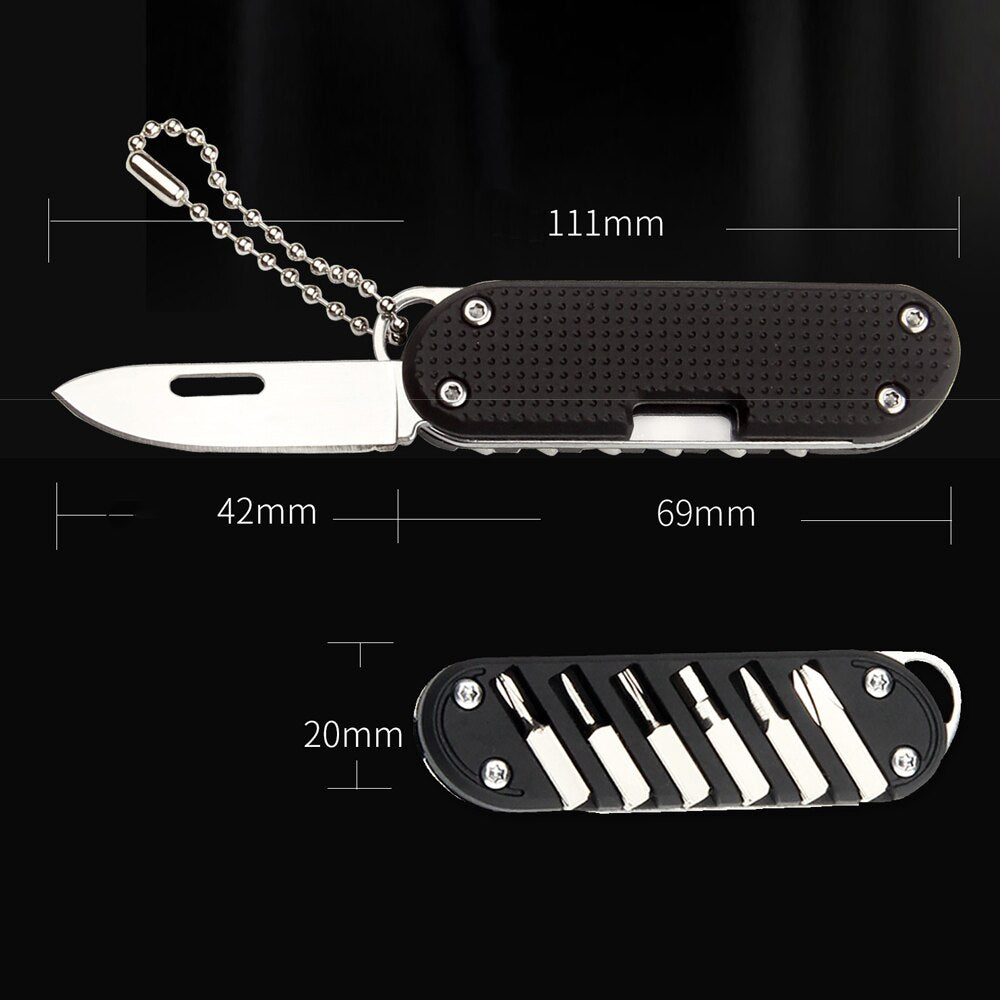 Portable Mini Tool Keychain Kit
