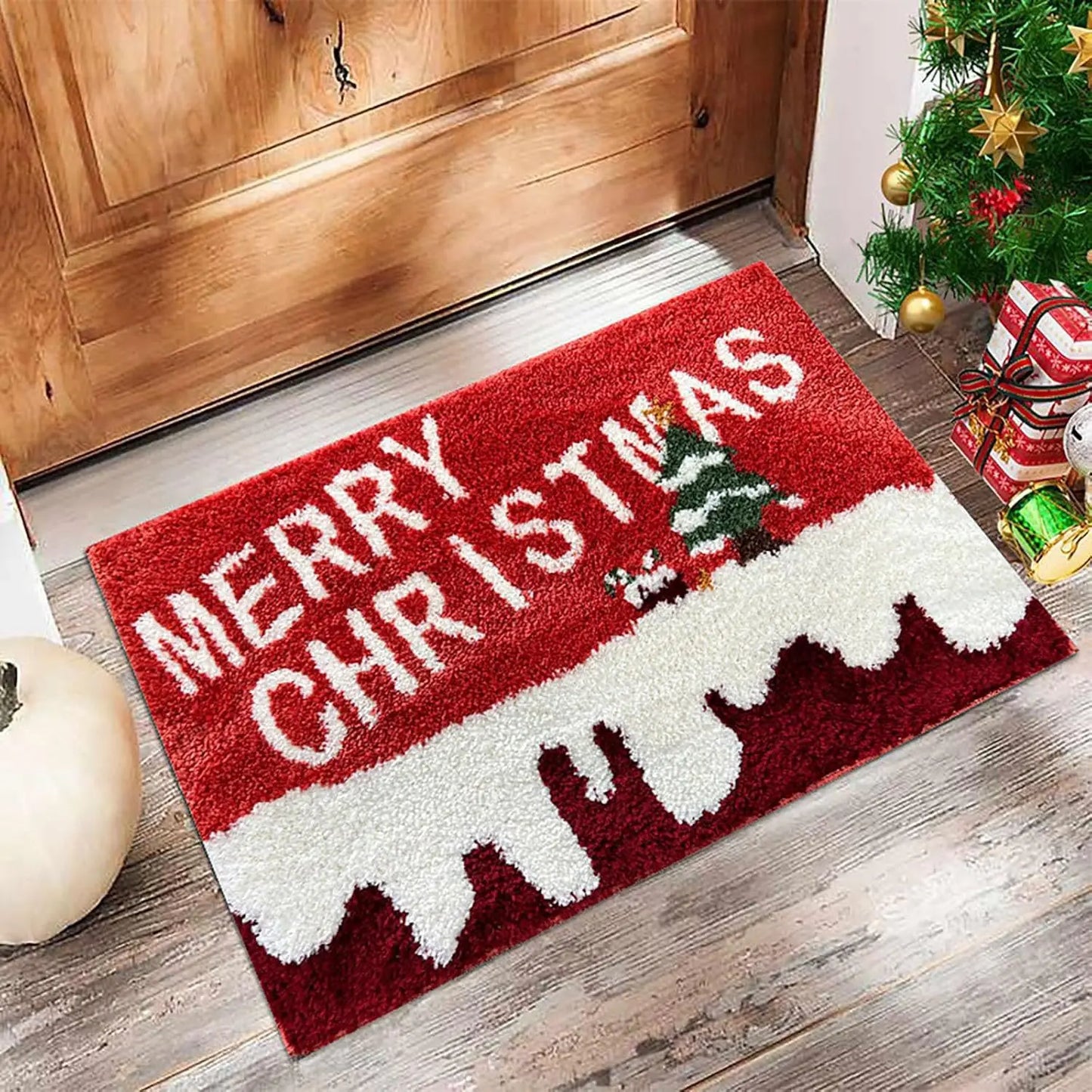Christmas Santa Door Welcome Mat - Luxicro