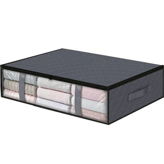 Big Under Bed Storage Bin with Clear View - Luxicro