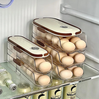Space Saving Stackable Egg Holder Tray