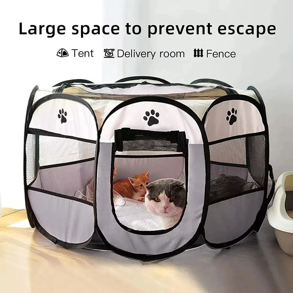 Portable Pet Play Tent for Cats and Small Dogs