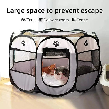 Portable Pet Play Tent for Cats and Small Dogs