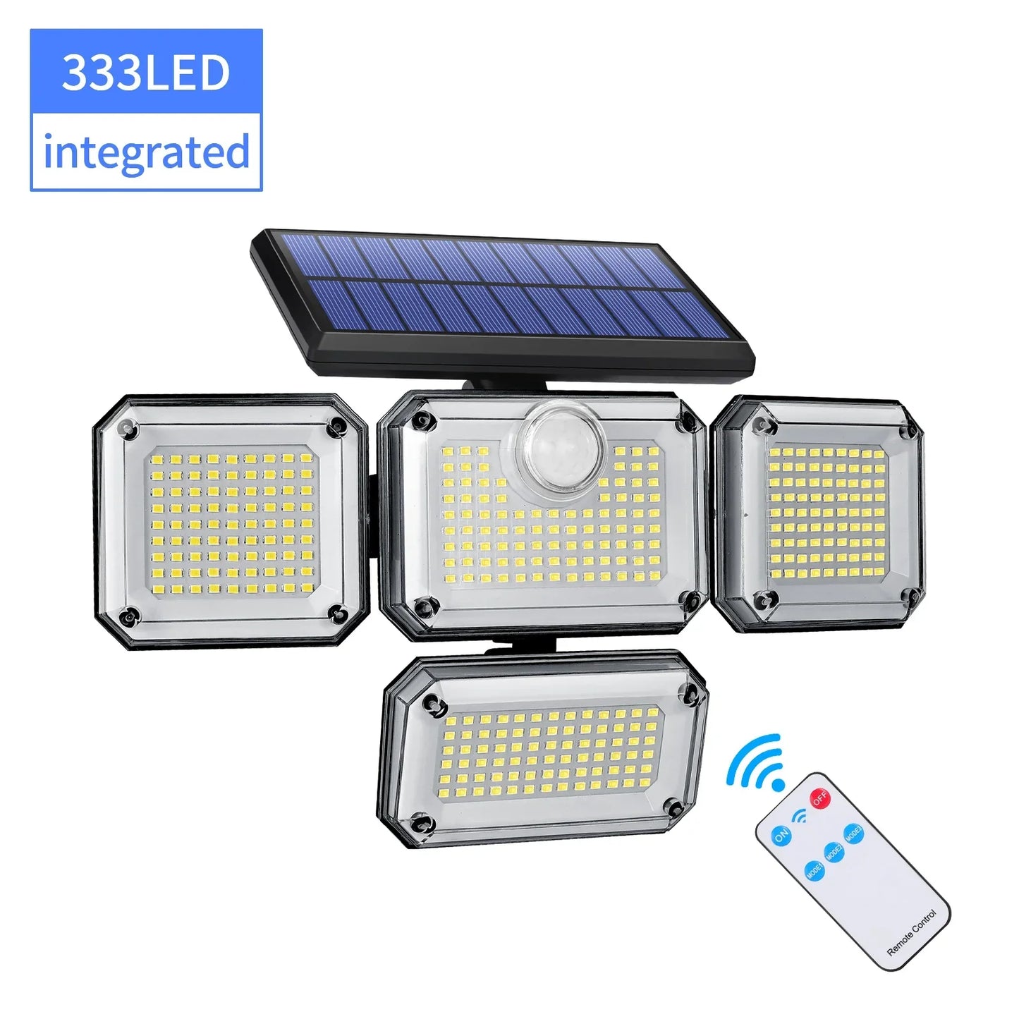 Bright Solar Motion Sensor Outdoor Light 2000LM - Luxicro
