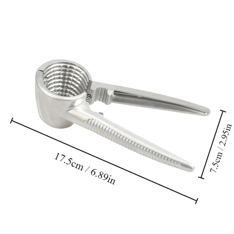 Premium Metal Nutcracker for Walnuts and Nuts