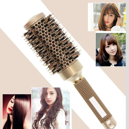 Premium Round Hair Brush Set with Ceramic Bristles