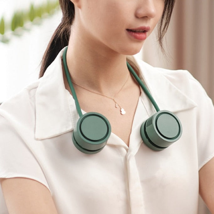Compact Rechargeable Neck Cooling Fan
