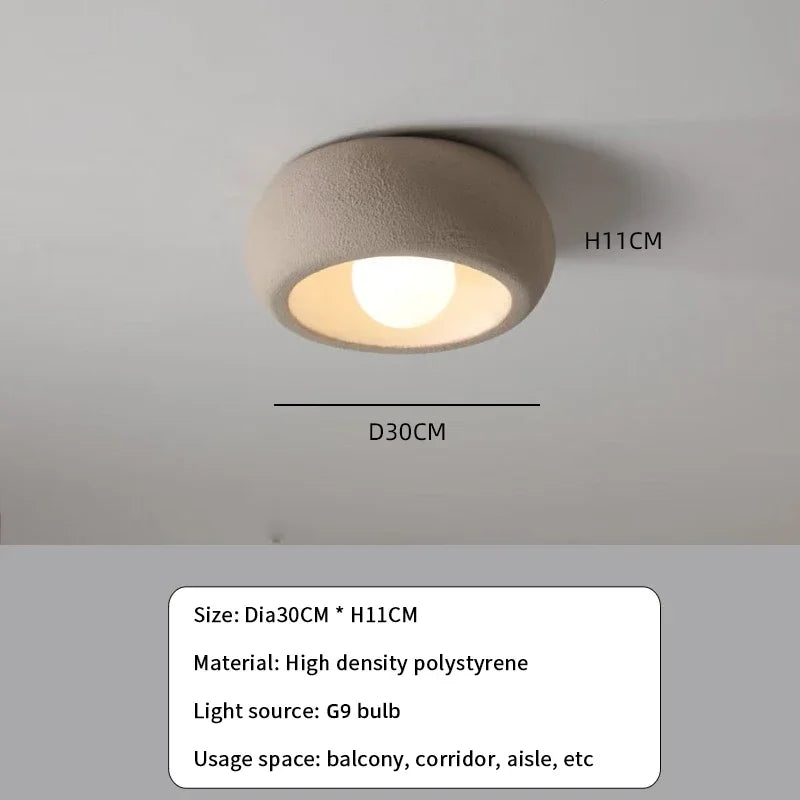 Traditional Oriental Round LED Ceiling Lamp
