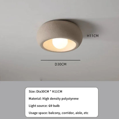 Traditional Oriental Round LED Ceiling Lamp