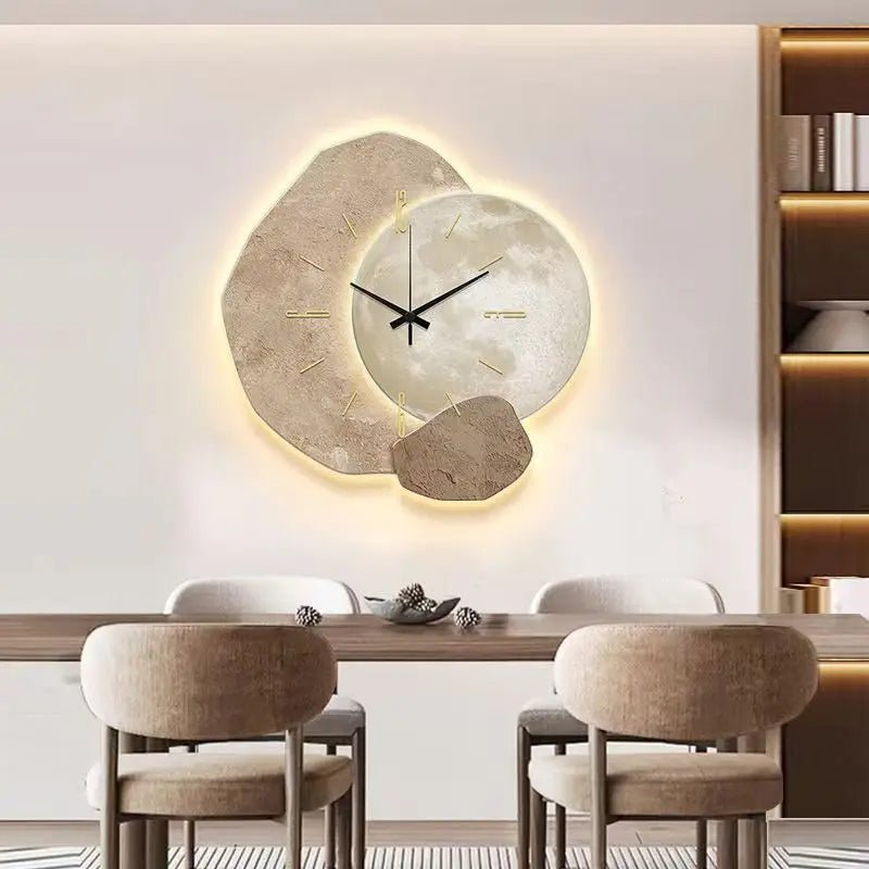 Classic White Wooden Wall Clock