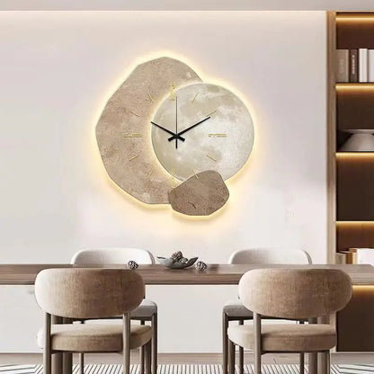 Classic White Wooden Wall Clock