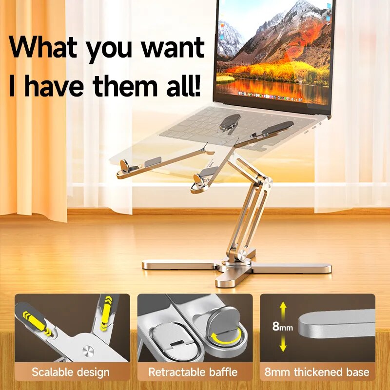 Portable Adjustable Laptop Desk Stand