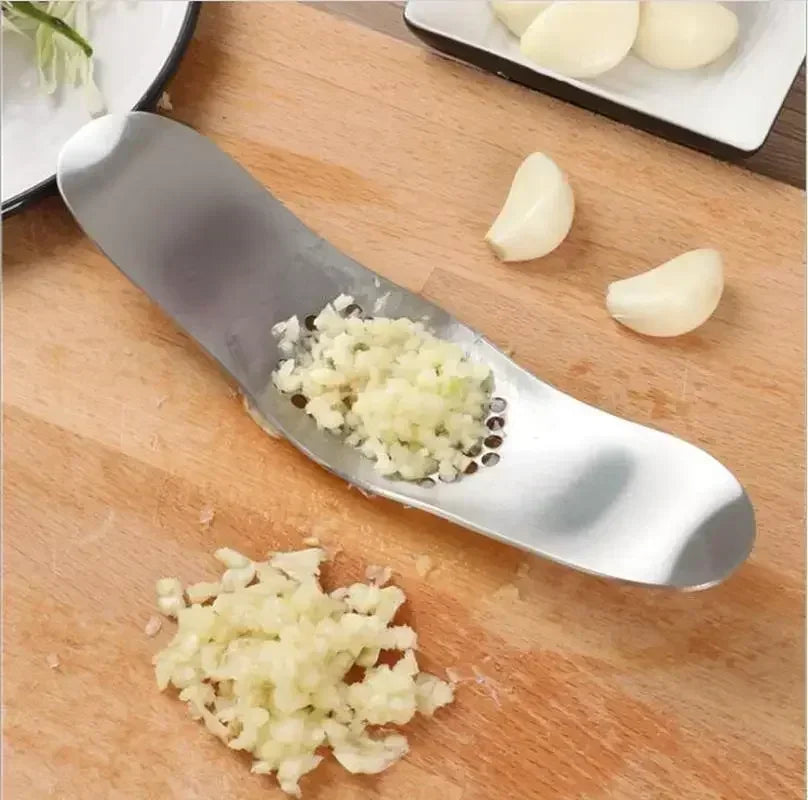 Premium Manual Garlic Crusher Stainless Steel Tool