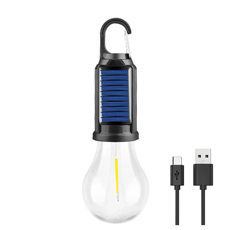 Portable Solar LED Waterproof Camping Light