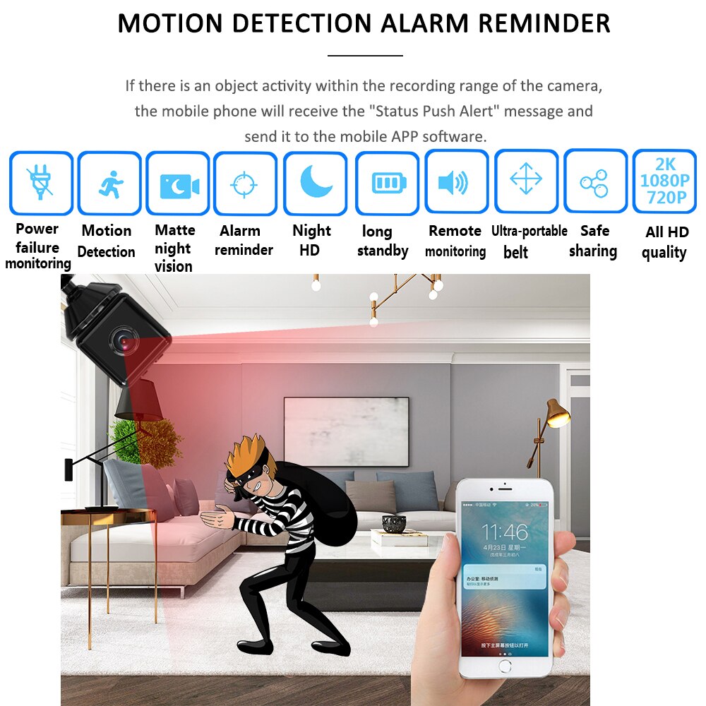 Small Wireless Home Motion Camera