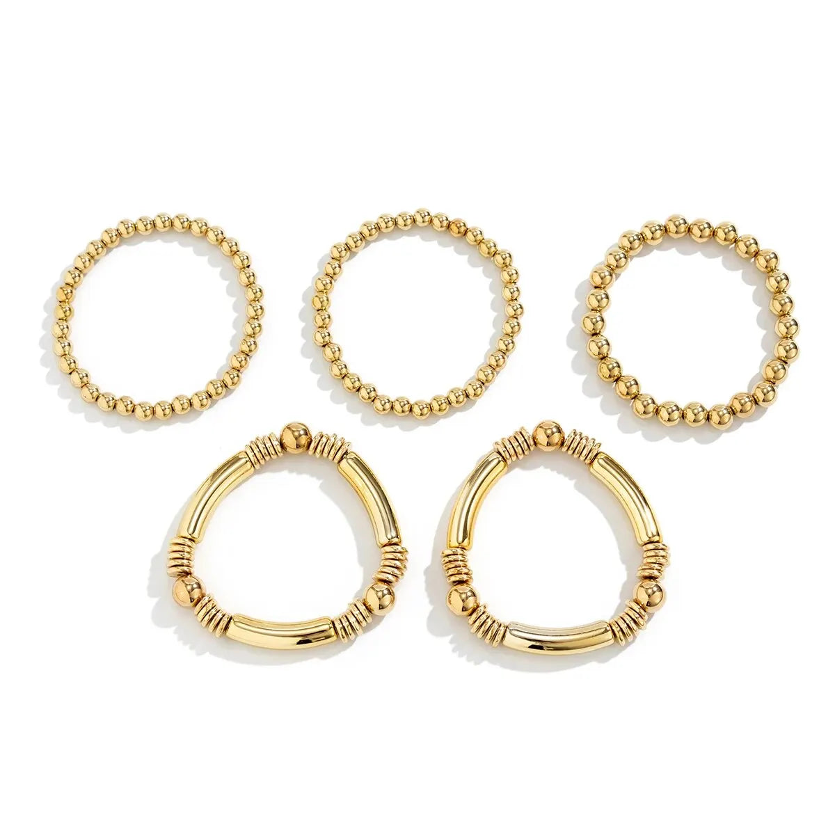 Fashionable Multi Strand Bead Bracelet Set