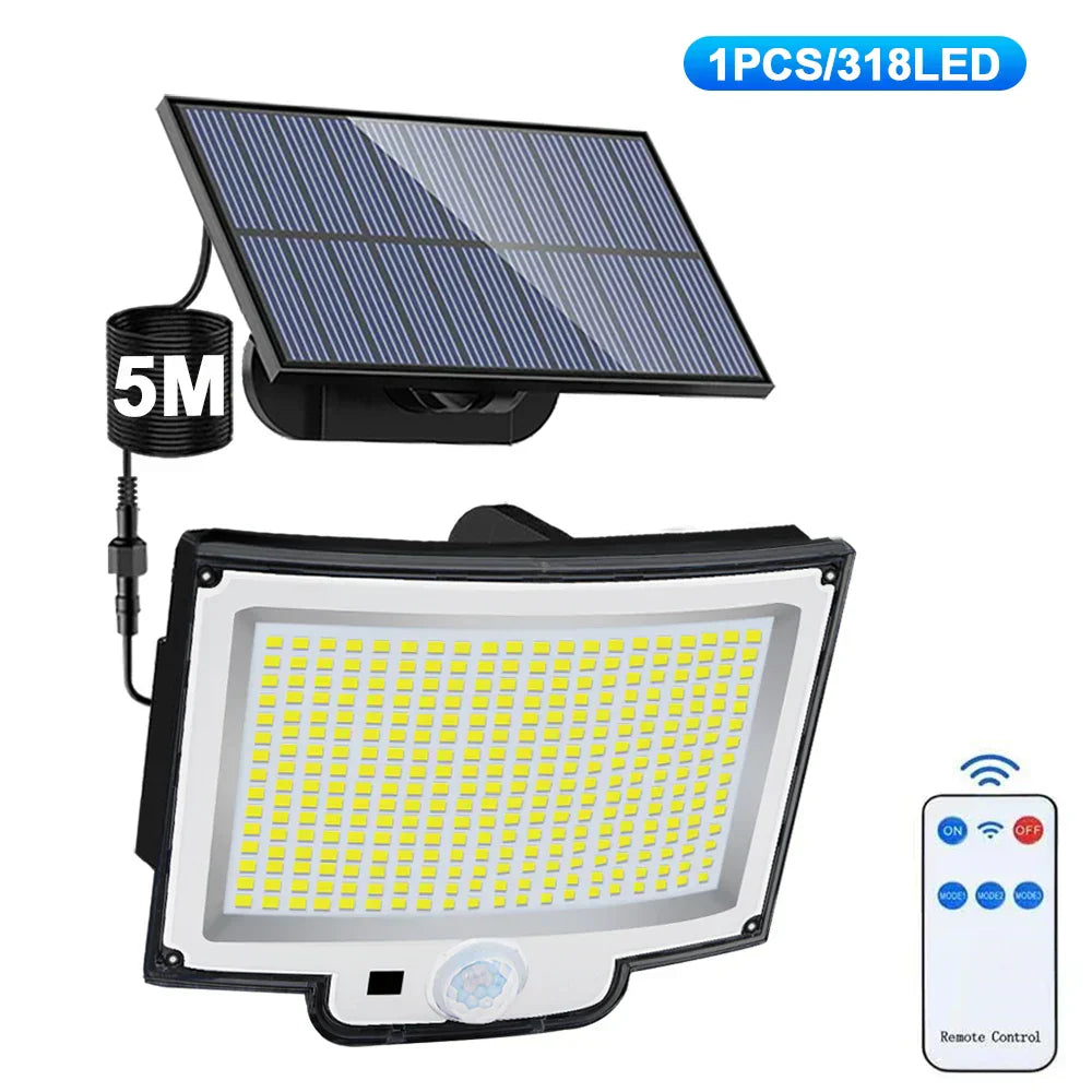 Wireless Solar Motion Sensor Light