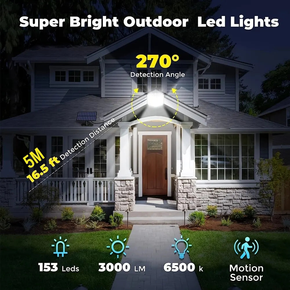 Wireless Solar Powered Security Light
