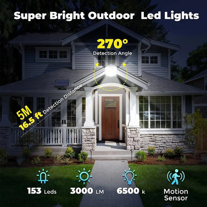Wireless Solar Powered Security Light