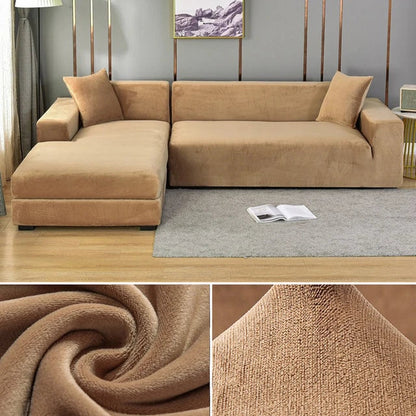 Stretchy Velvet Furniture Protector Cover