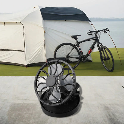 Compact Rechargeable Solar Clip Fan