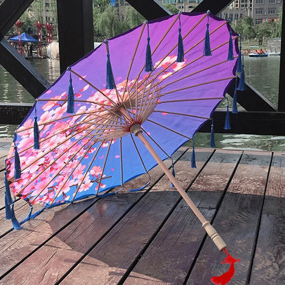 Sustainable Bamboo Wooden Handled Umbrella