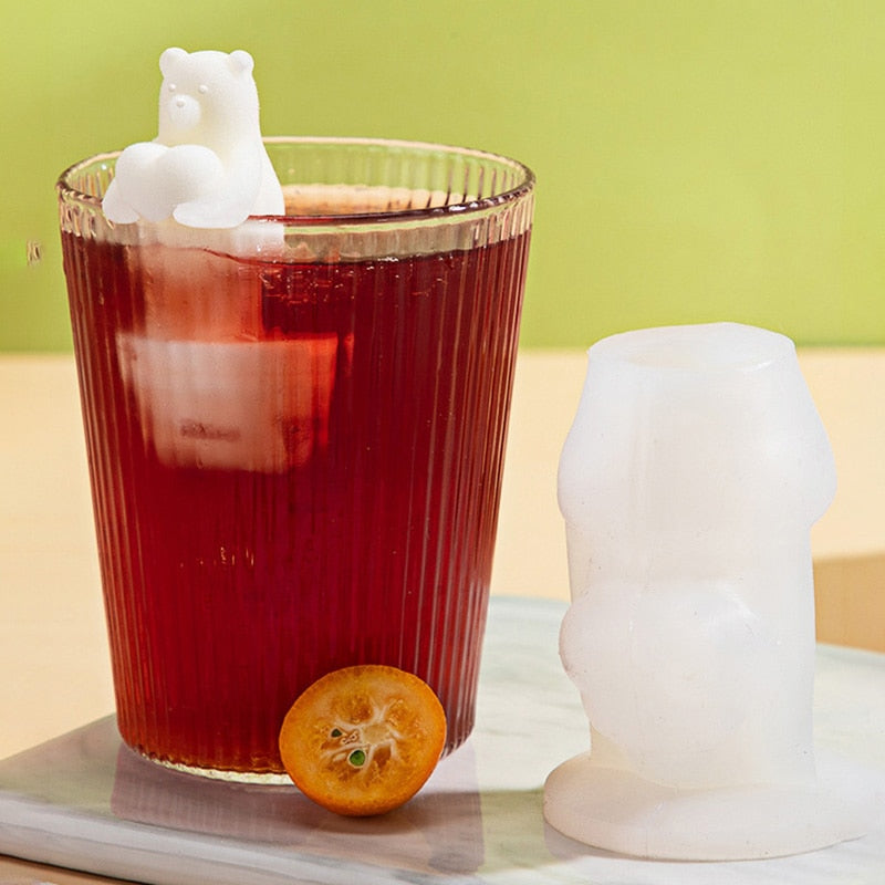 Cute Bear Silicone Ice Cube Maker - Luxicro