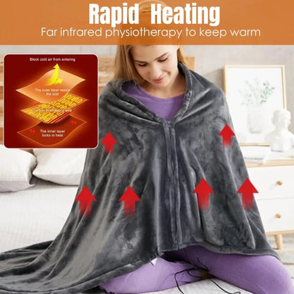 Cozy Electric Throw Blanket with 3 Heat Levels