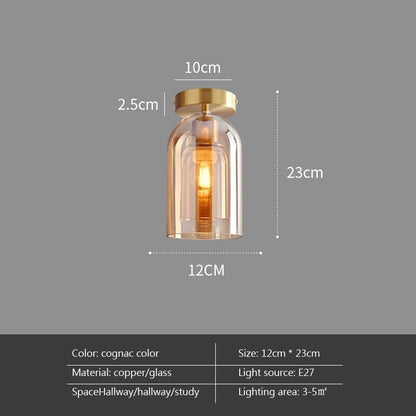 Elegant Glass Ball Wall Light For Home Decor