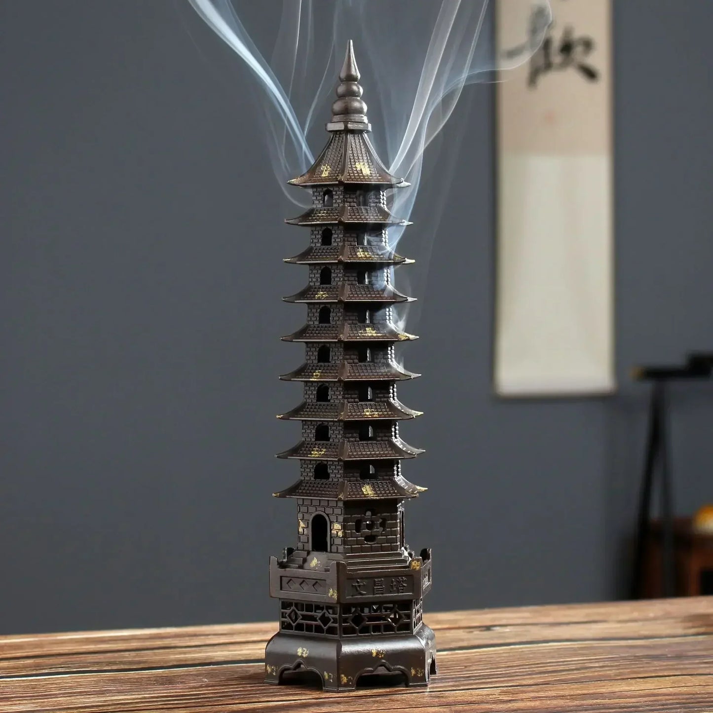 Elegant Glass Tabletop Incense Burner