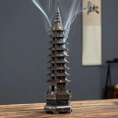 Serenity Waterfall Tower Incense Holder