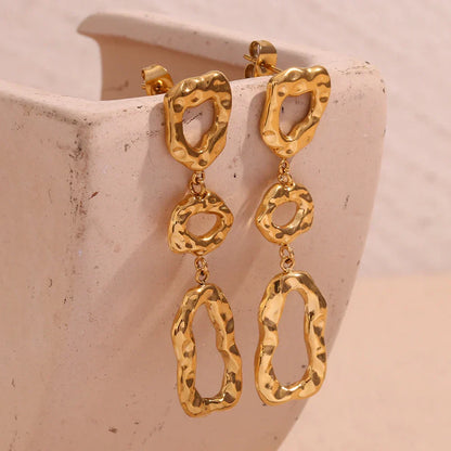 Trendy Long Feather Tassel Earrings
