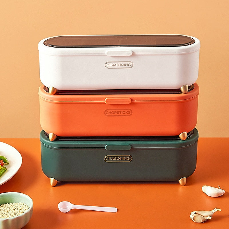 Compact Folding Spice Organizer Box