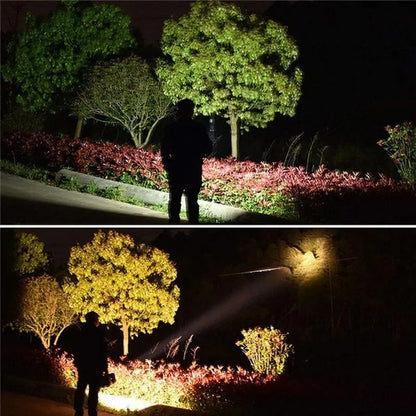 Compact Outdoor LED Floodlight 40W Waterproof Rechargeable