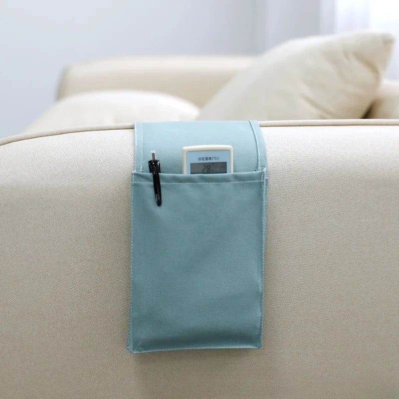 Cotton Bedside Storage Organizer with Pockets
